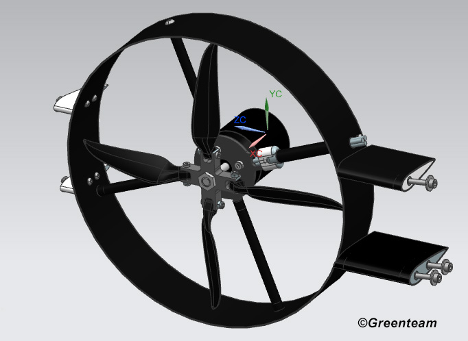 Darstellung der Baugruppe aktives Aerodynamik Konzept.